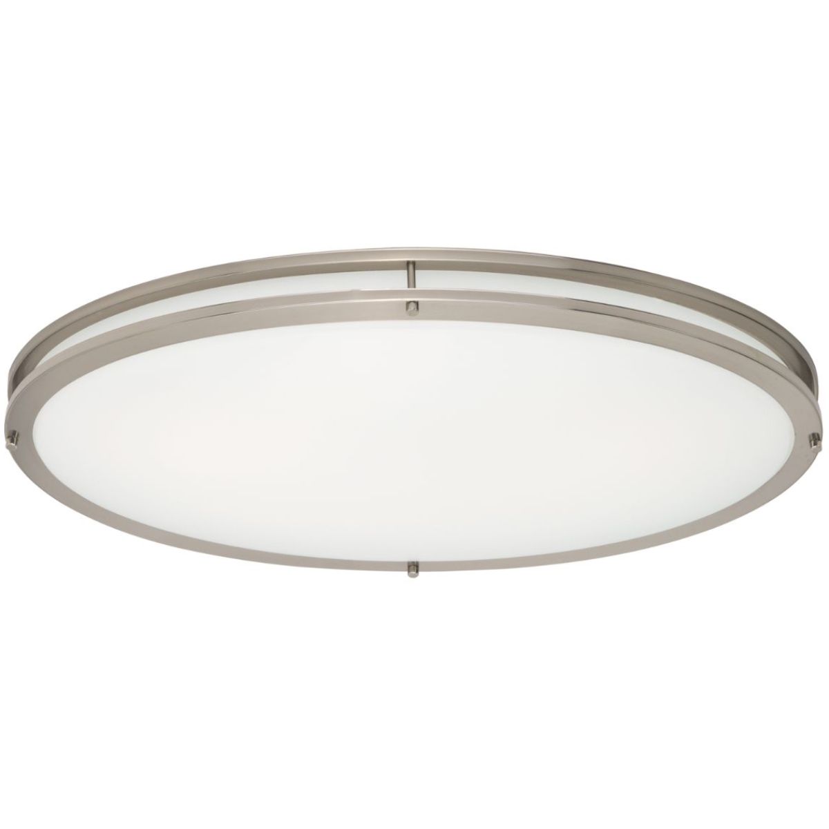 Linear LED 32 in. LED Flush Mount Light Nickel Finish - Bees Lighting