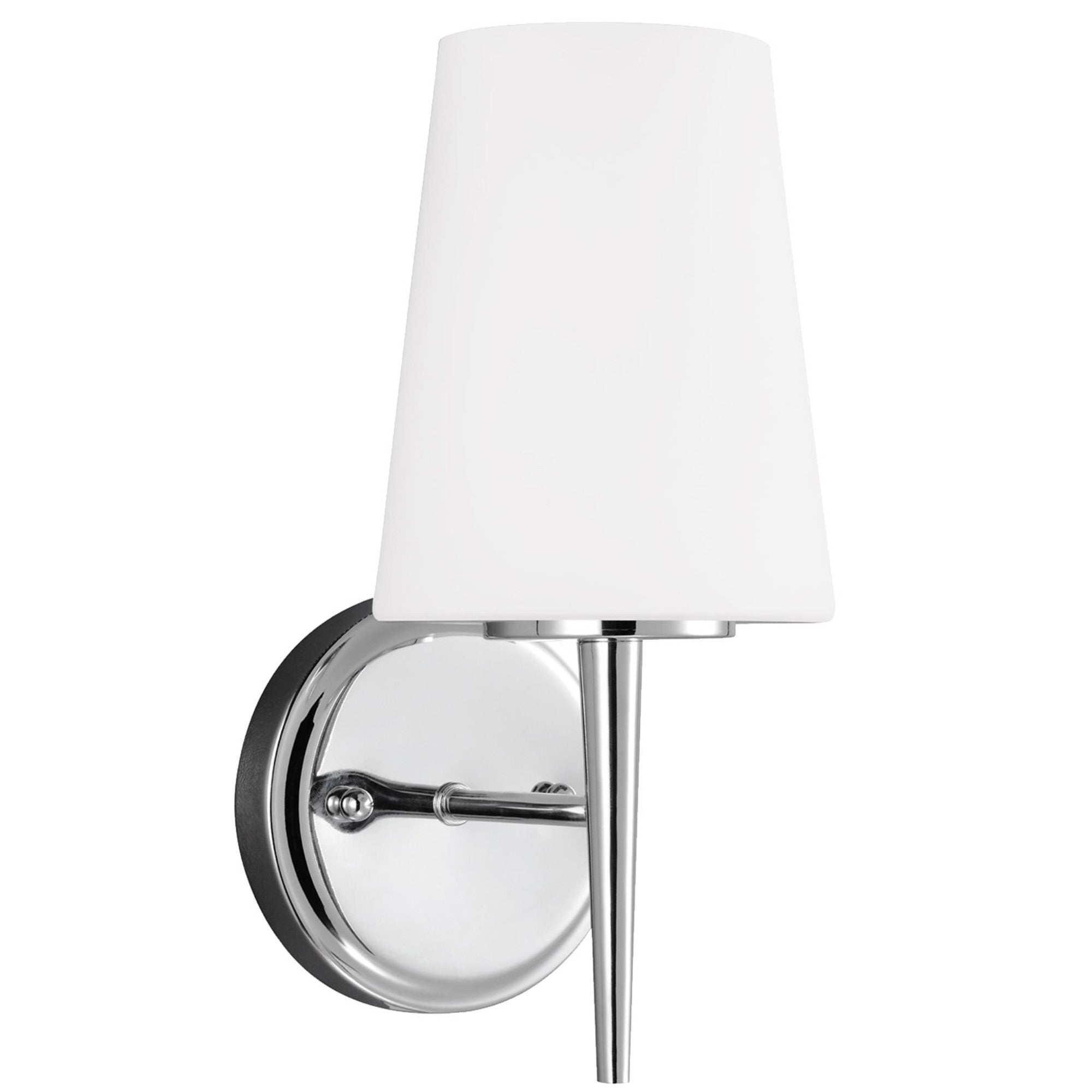 Driscoll 12" Bath Sconce, Chrome Finish - Bees Lighting