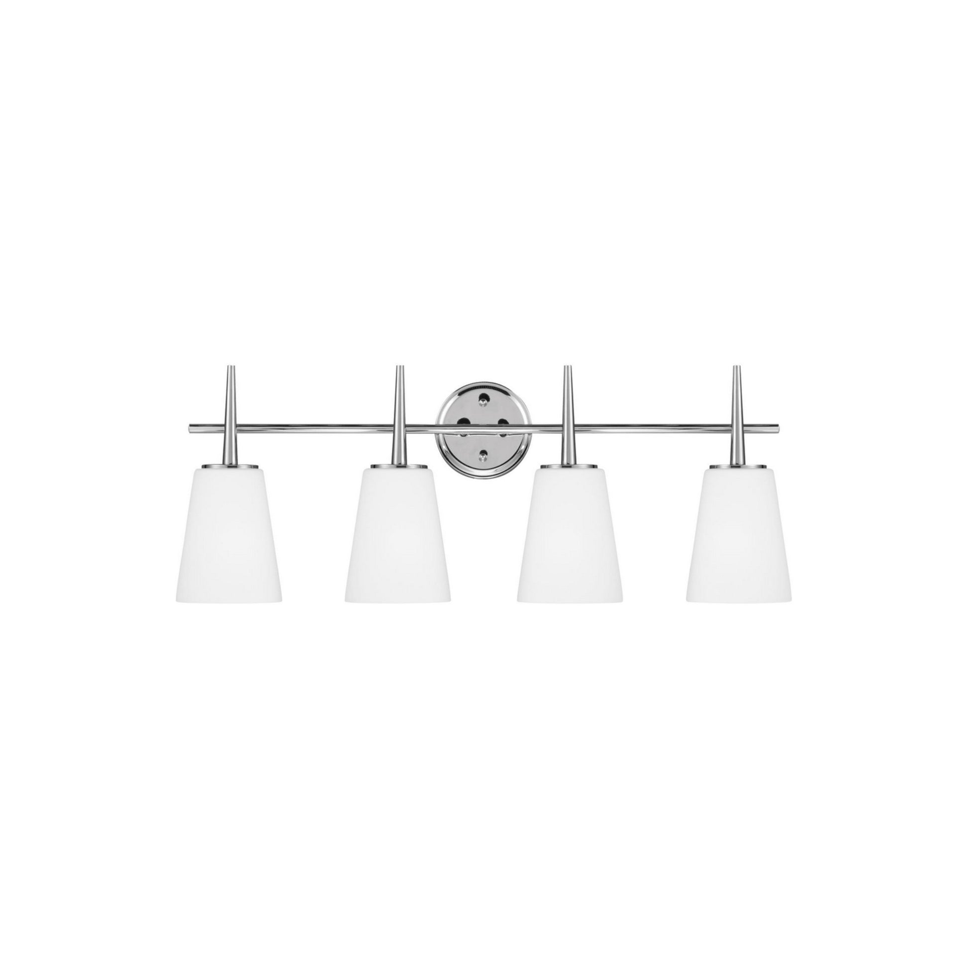 Driscoll 31" 4-Light Bathroom Vanity, Chrome Finish - Bees Lighting