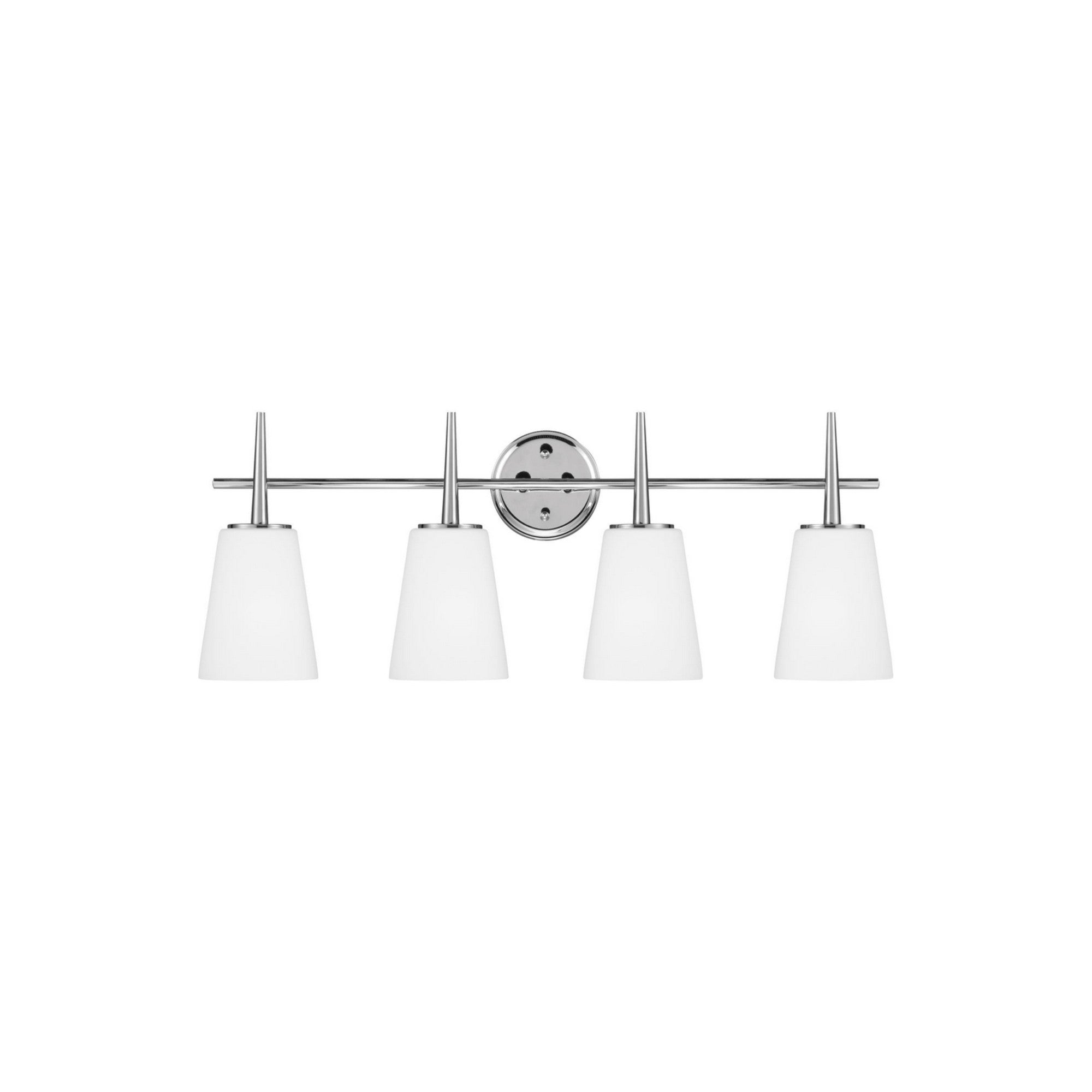 Driscoll 31" 4-Light Bathroom Vanity, Chrome Finish - Bees Lighting