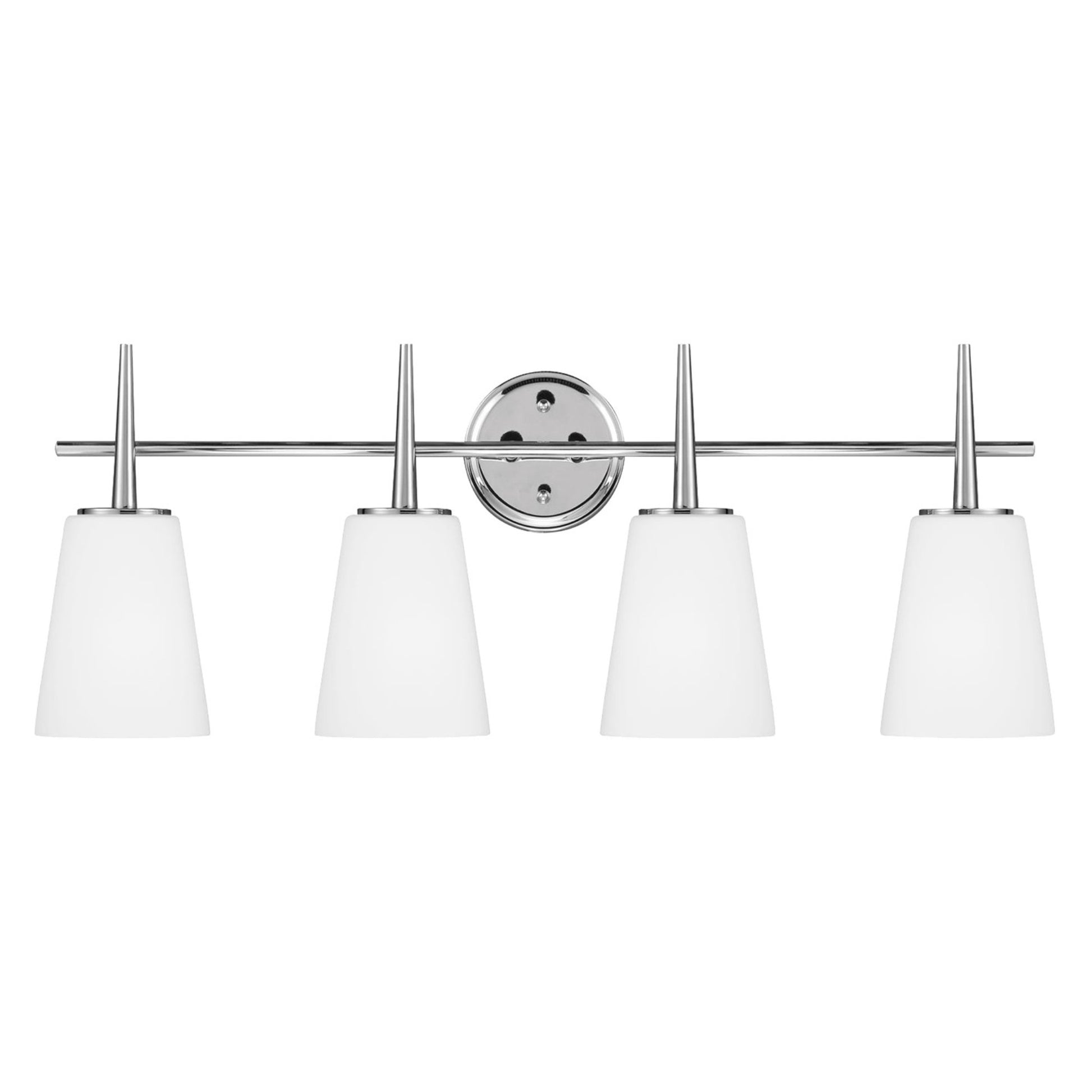Driscoll 31" 4-Light Bathroom Vanity, Chrome Finish - Bees Lighting
