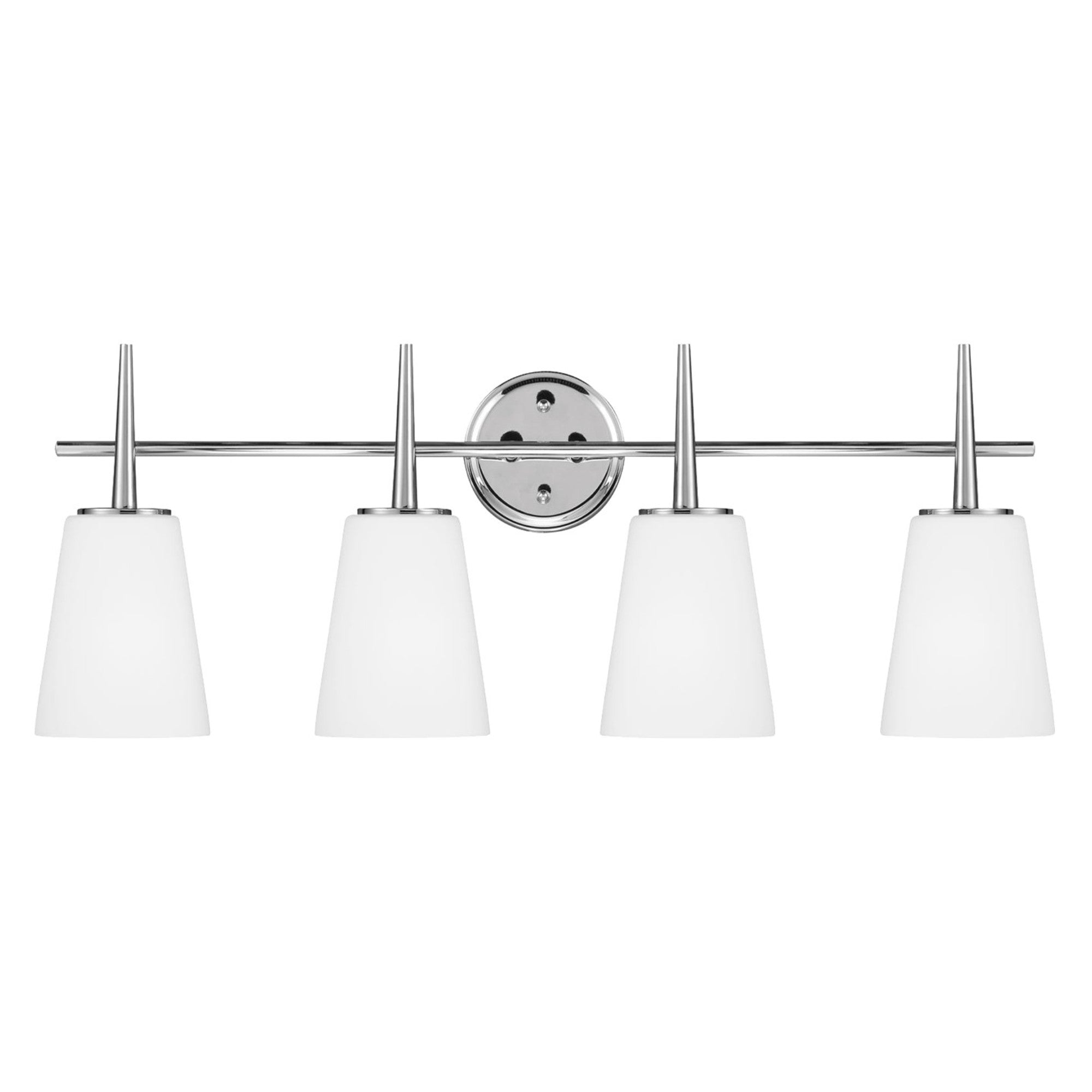 Driscoll 31" 4-Light Bathroom Vanity, Chrome Finish - Bees Lighting