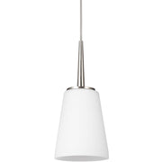 Driscoll 5" Mini Pendant, Brushed Nickel Finish - Bees Lighting