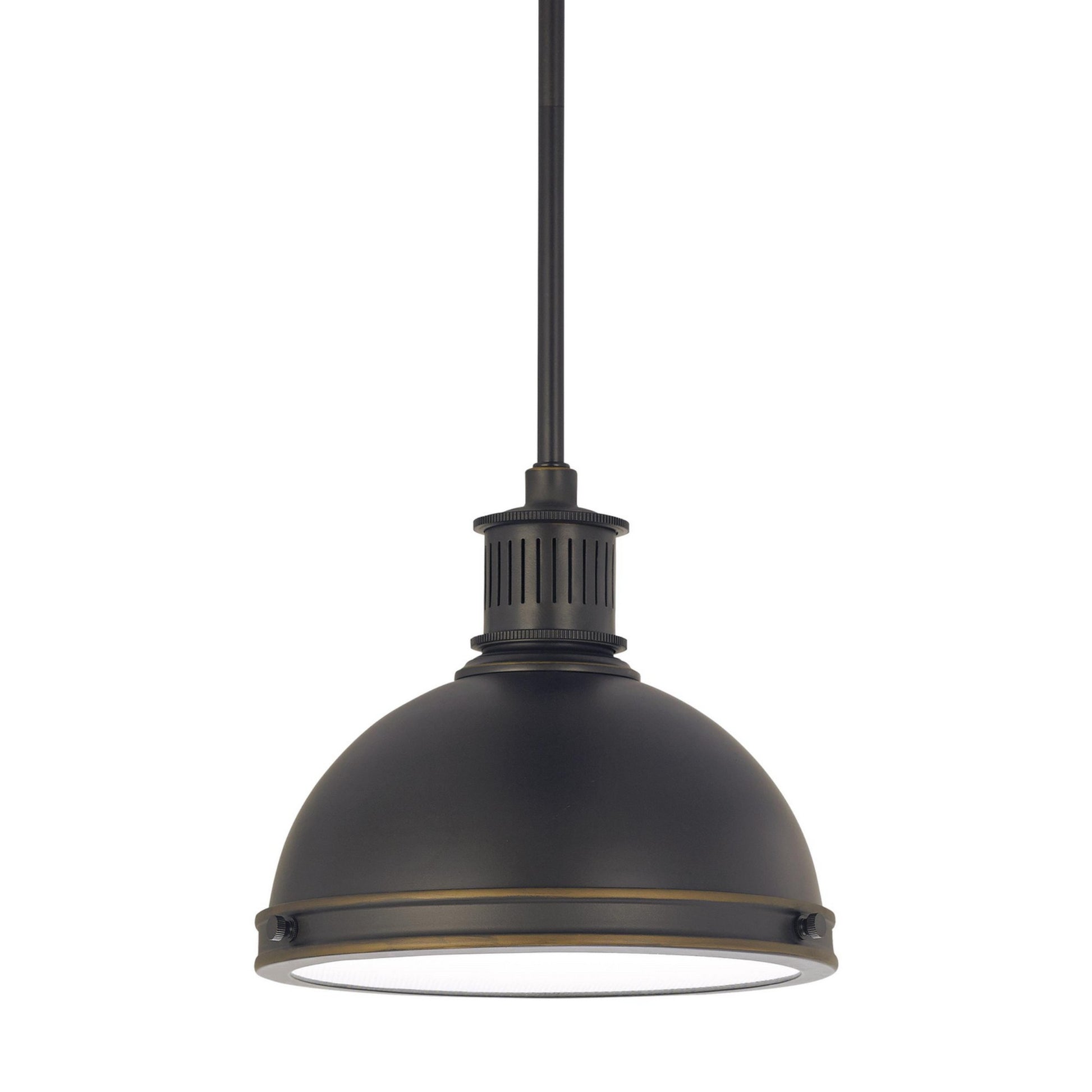 Pratt Street Metal 10" 1-Light Pendant, Autumn Bronze Finish - Bees Lighting
