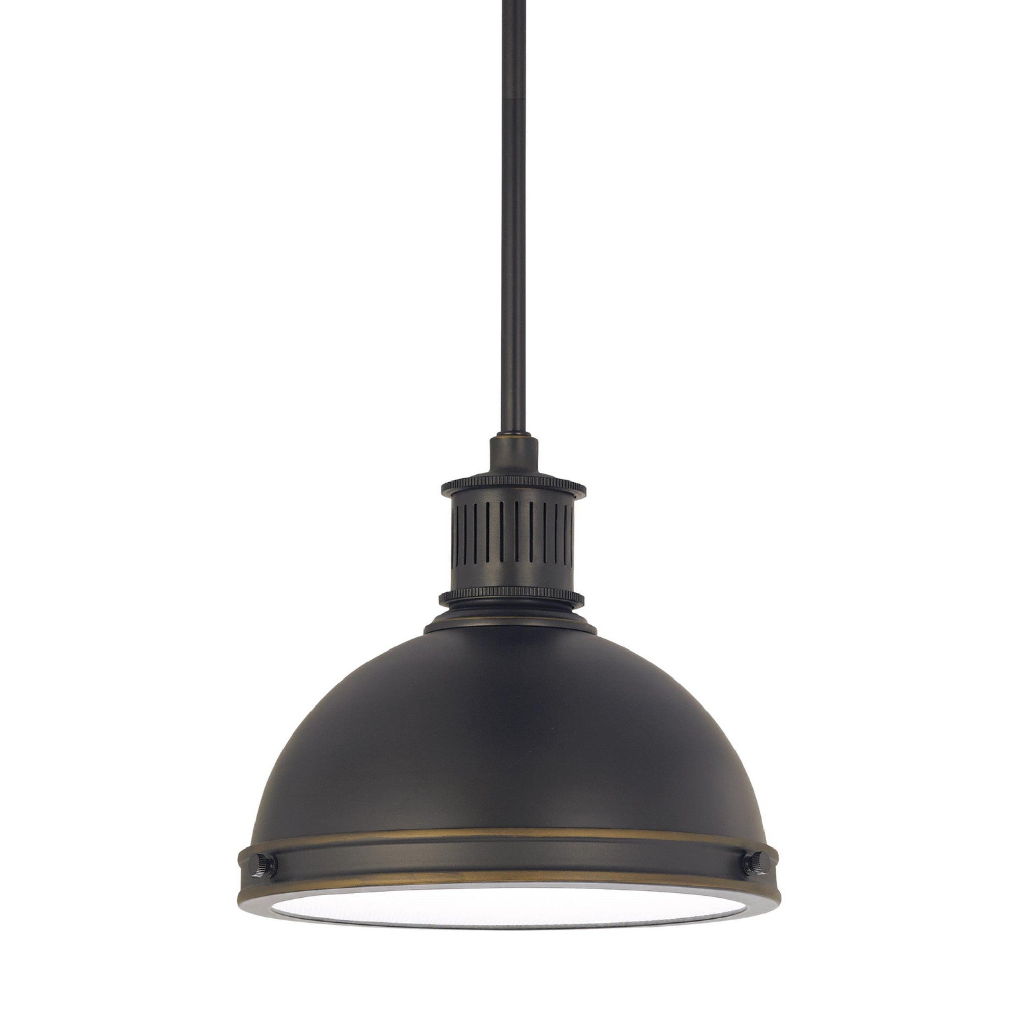 Pratt Street Metal 10" 1-Light Pendant, Autumn Bronze Finish - Bees Lighting