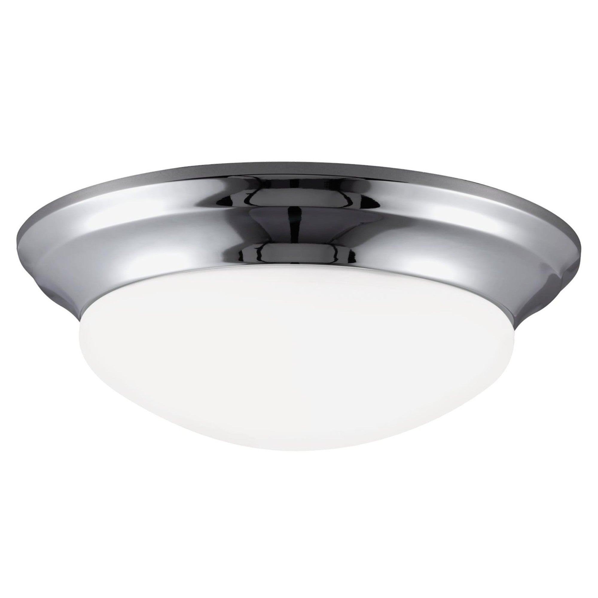 Nash 12" Flush Mount, Chrome Finish - Bees Lighting