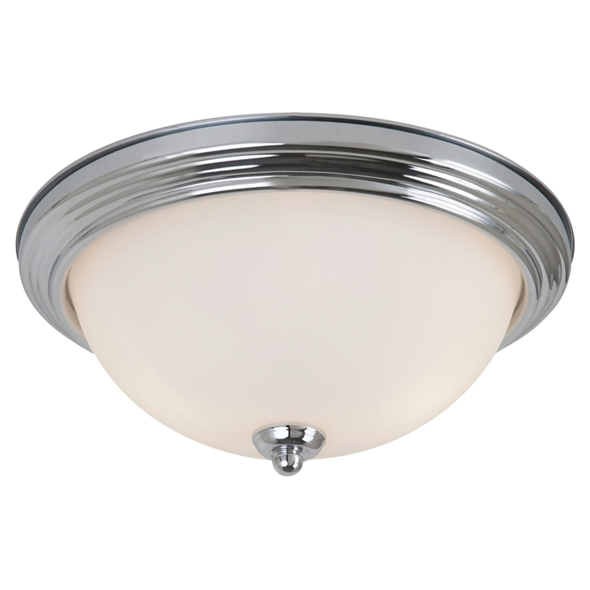 Geary 11" Flush Mount, Chrome Finish - Bees Lighting