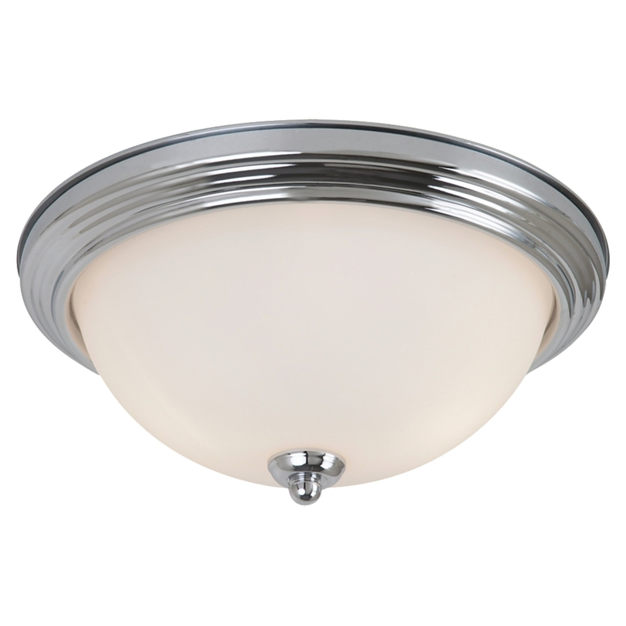 Geary 11" Flush Mount, Chrome Finish - Bees Lighting