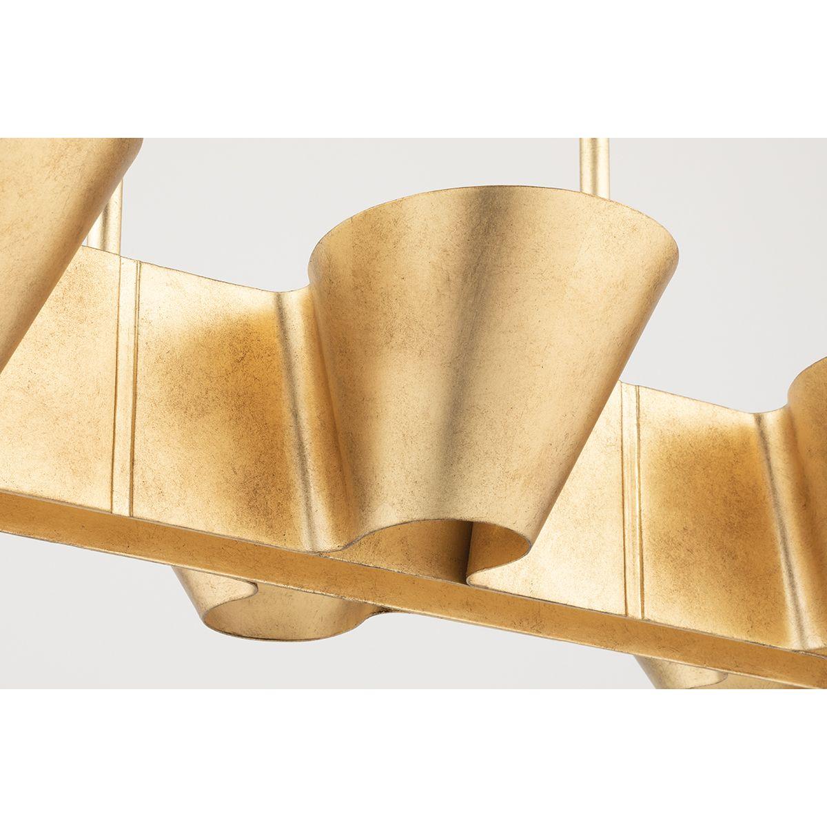 Reeve 52 in. 8 Lights Pendant Light Vintage Gold Finish - Bees Lighting
