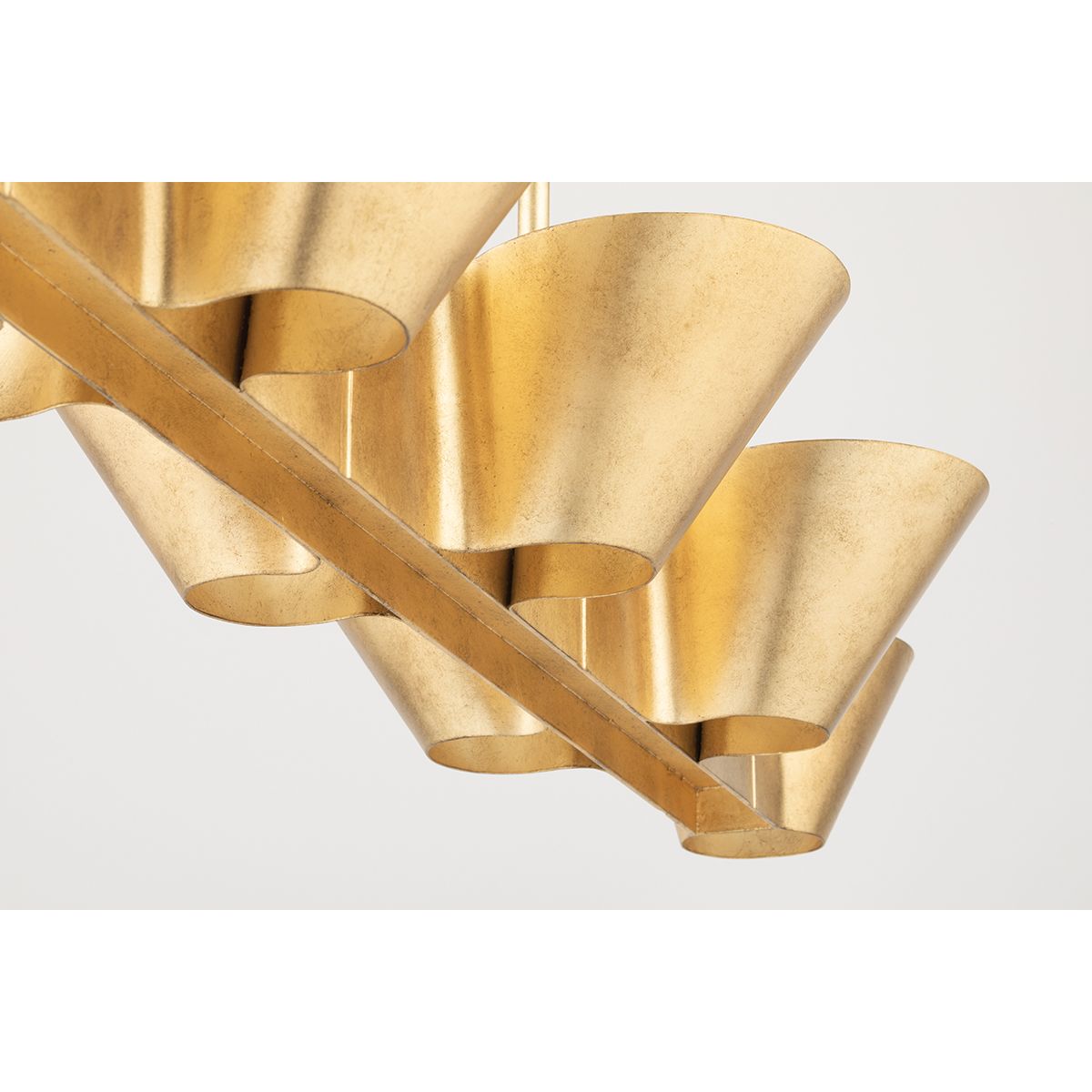 Reeve 52 in. 8 Lights Pendant Light Vintage Gold Finish - Bees Lighting