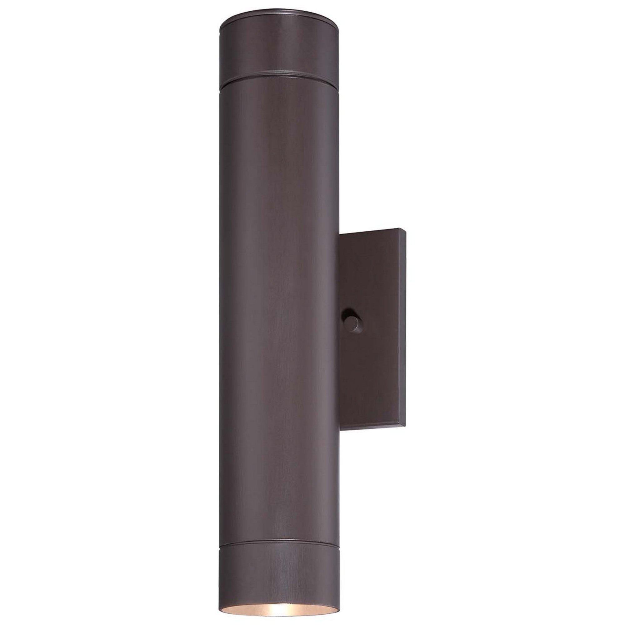Skyline LED 15" 2-Light Outdoor Wall Sconce, Dorian Bronze Finish - Bees Lighting