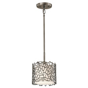Silver Coral Pendant - Bees Lighting