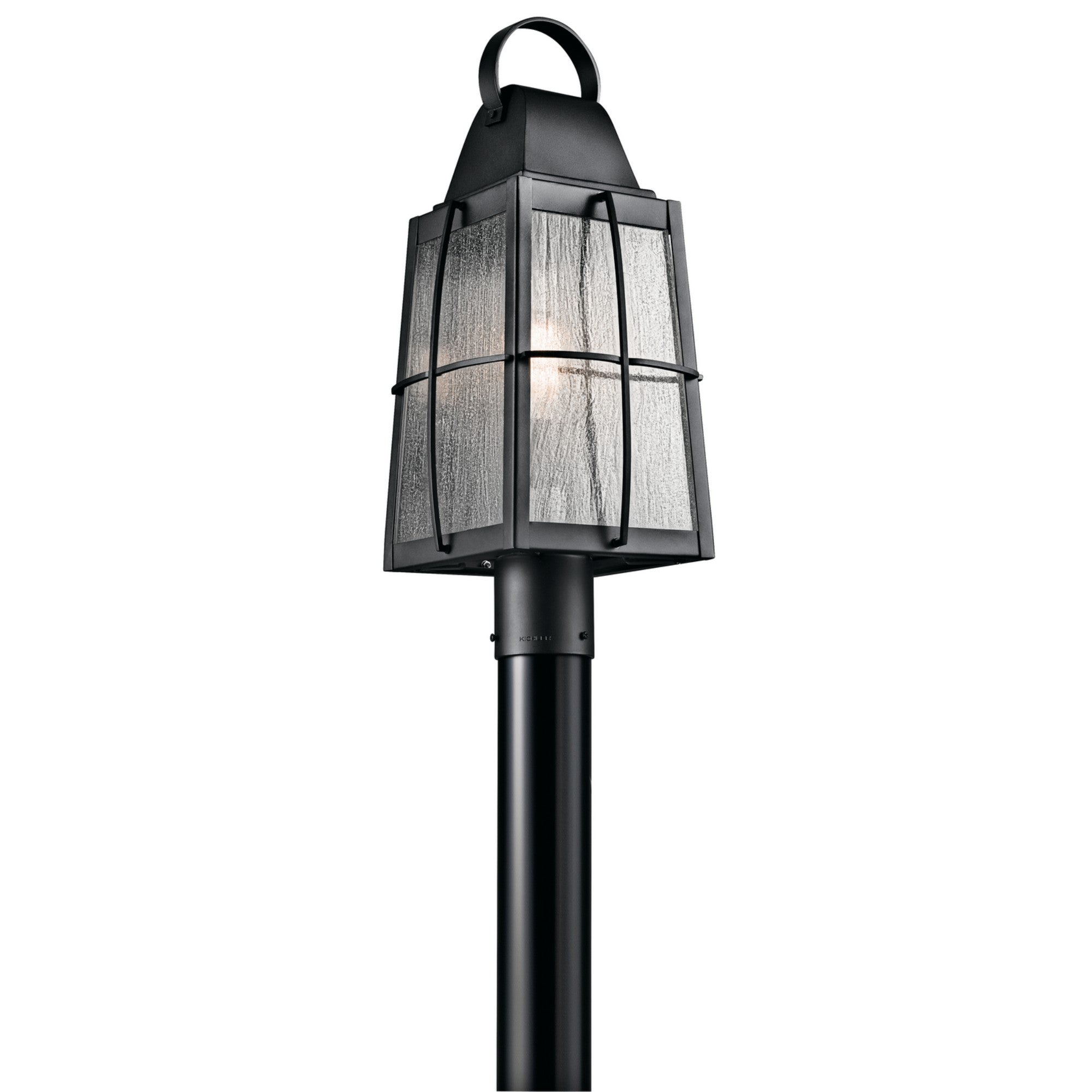 Tolerand 22" Outdoor Post Light, Textured Black Finish - Bees Lighting