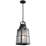 Tolerand 20" Outdoor Pendant, Textured Black Finish - Bees Lighting