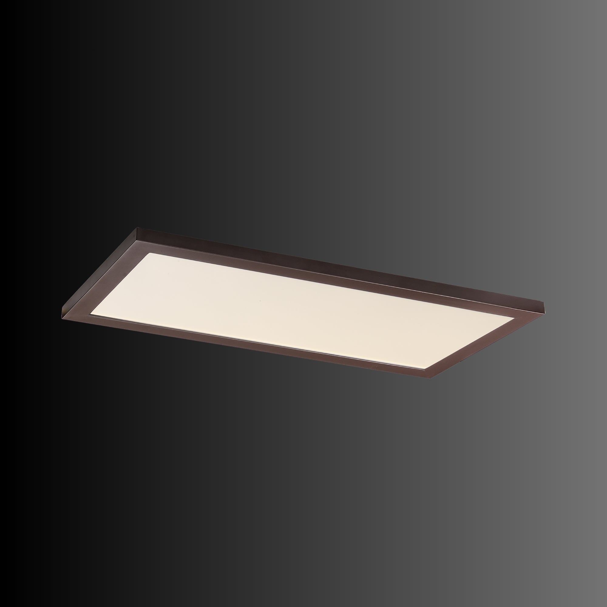 Sky 1x2 LED Flush Mount Panel, 22W, 1850lm, 3000K, 120-277V, Bronze