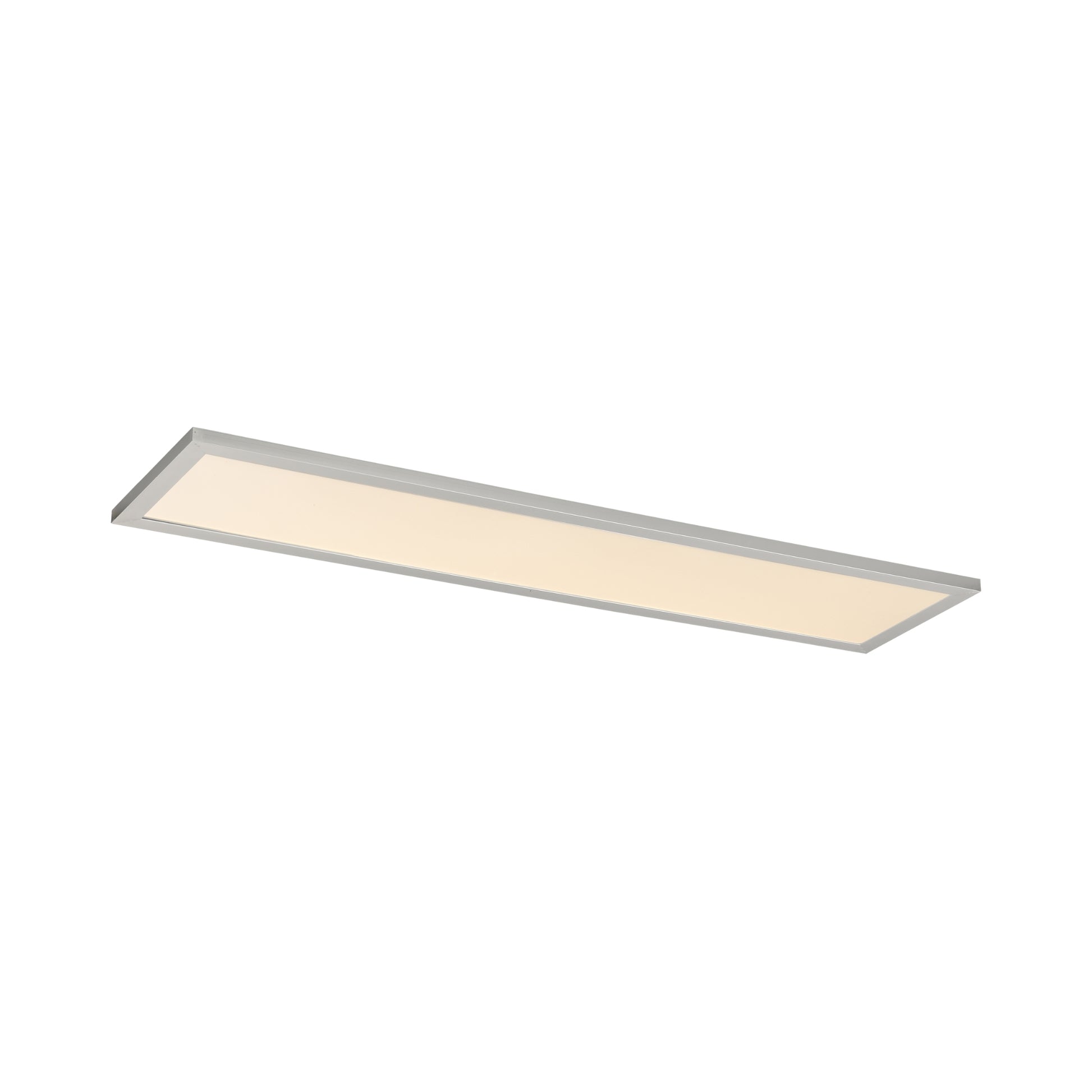 Maxim Lighting - Sky 1x4 LED Flush Mount Panel, 45W, 3800lm, 3000K, 120-277V, Brushed Aluminum | Bees Lighting