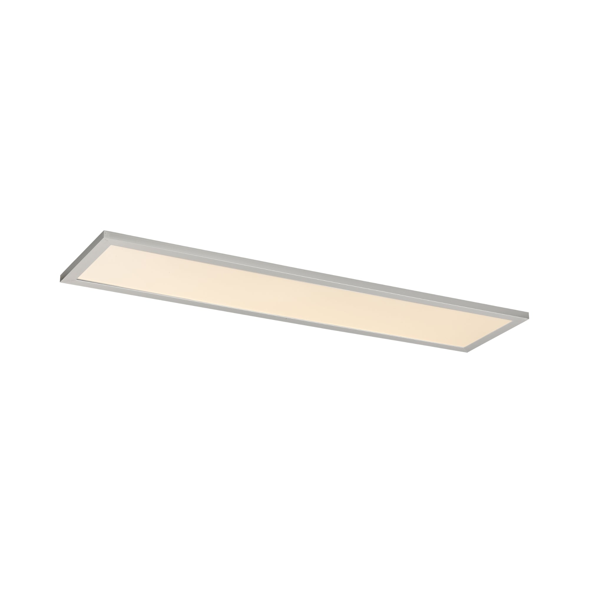 Maxim Lighting - Sky 1x4 LED Flush Mount Panel, 45W, 3800lm, 3000K, 120-277V, Brushed Aluminum | Bees Lighting