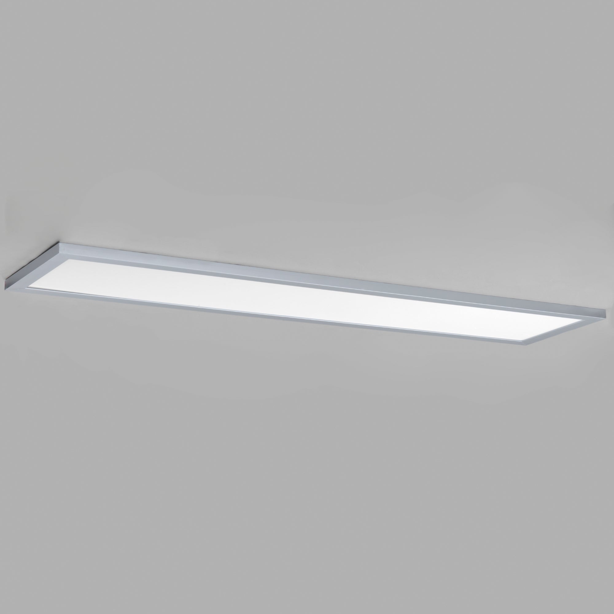 Maxim Lighting - Sky 1x4 LED Flush Mount Panel, 45W, 3800lm, 3000K, 120-277V, Brushed Aluminum | Bees Lighting