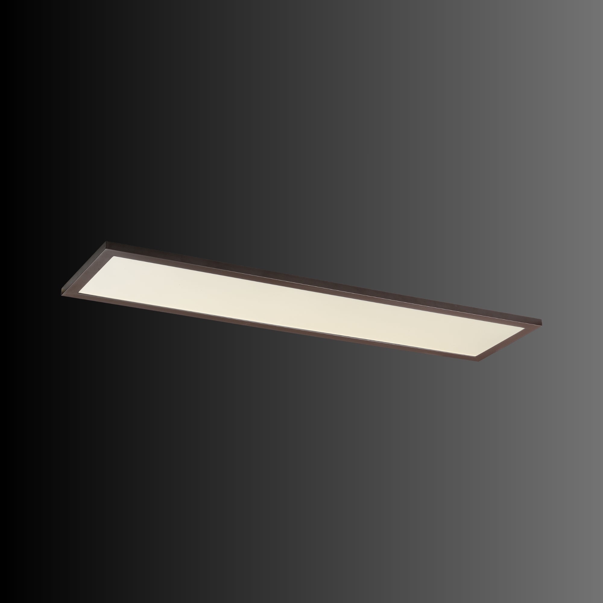 Sky 1x4 LED Flush Mount Panel, 45W, 3800lm, 3000K, 120-277V, Bronze