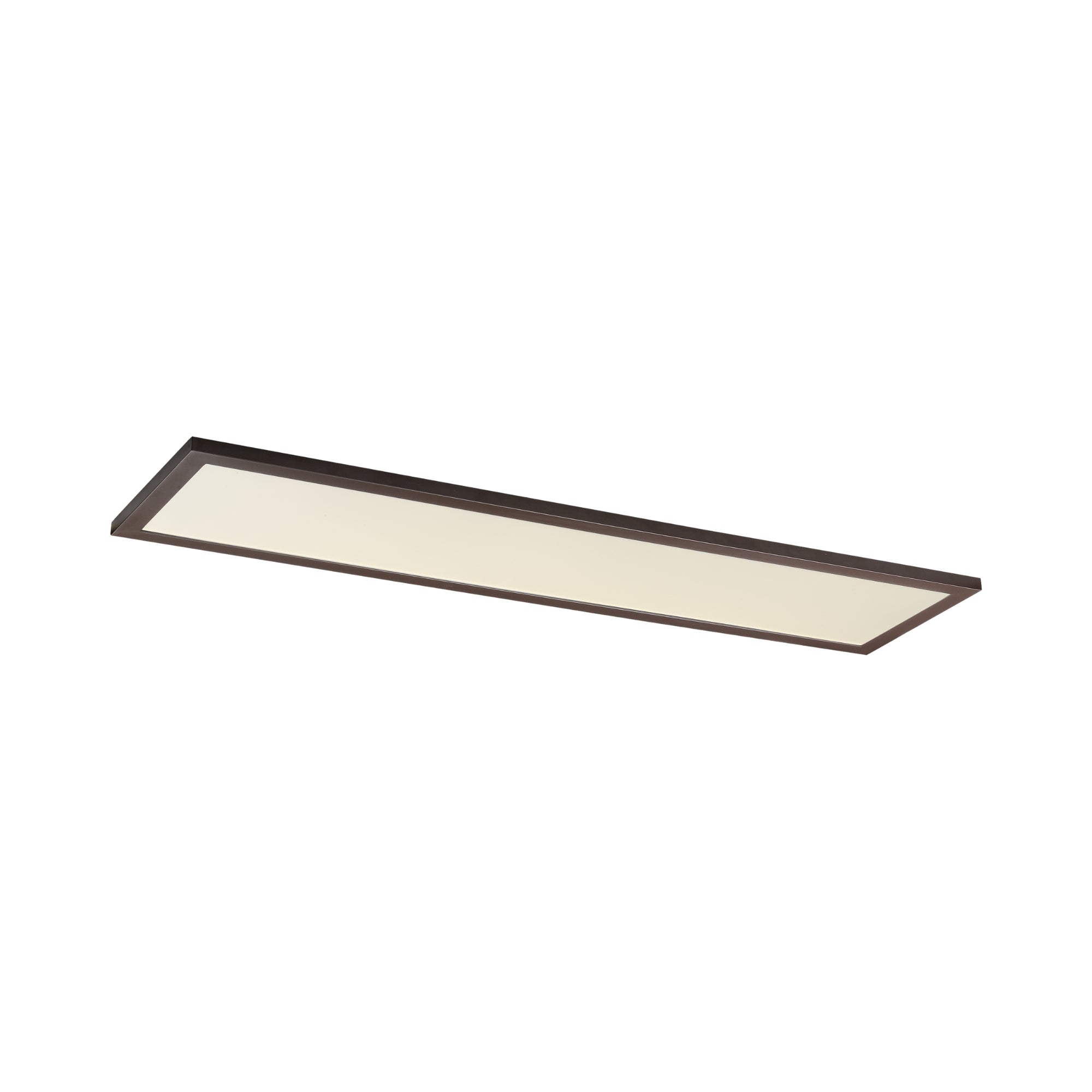 Sky 1x4 LED Flush Mount Panel, 45W, 3800lm, 3000K, 120-277V, Bronze