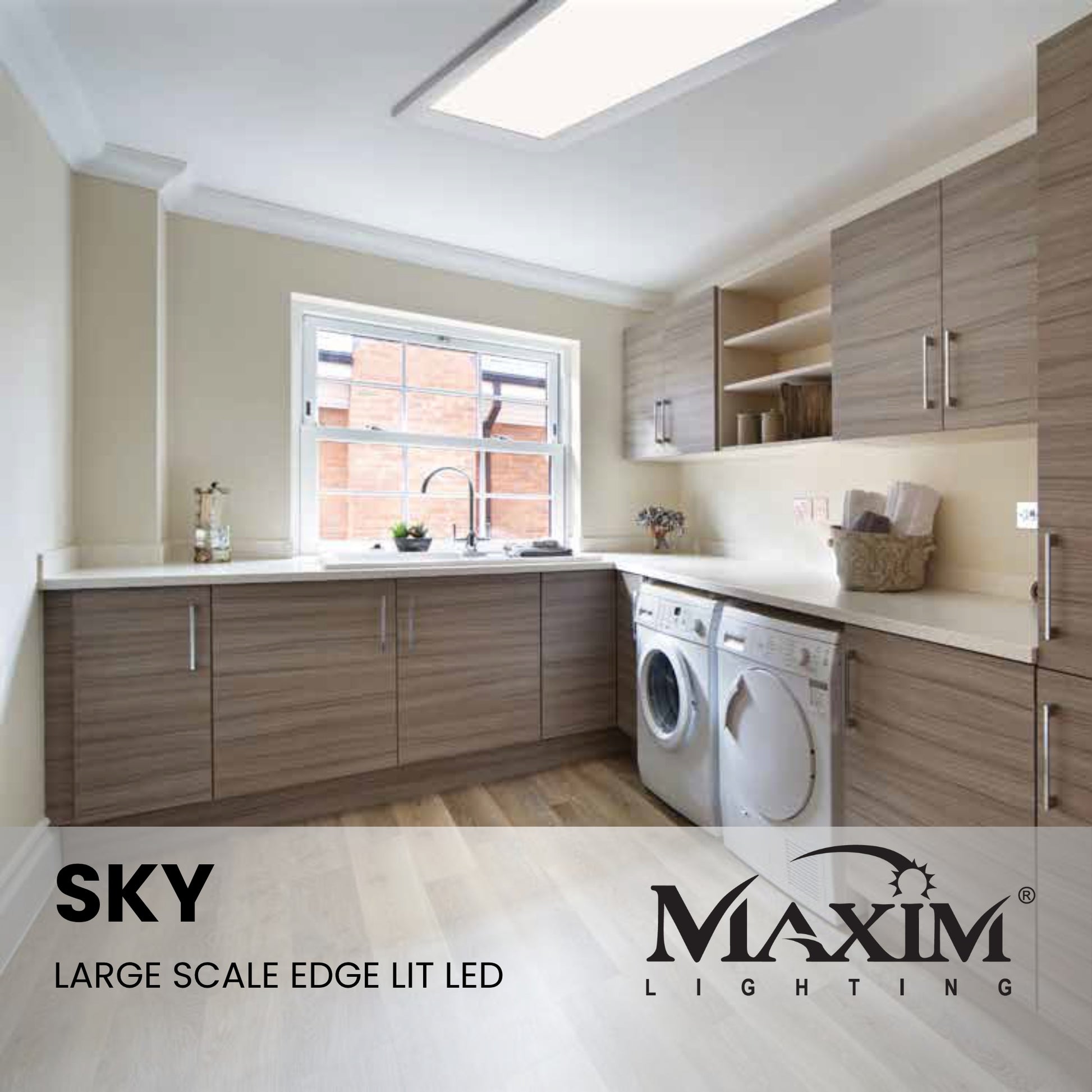 Maxim Lighting - Sky 1x2 LED Flush Mount Panel, 22W, 1850lm, 4000K, 120-277V, White | Bees Lighting