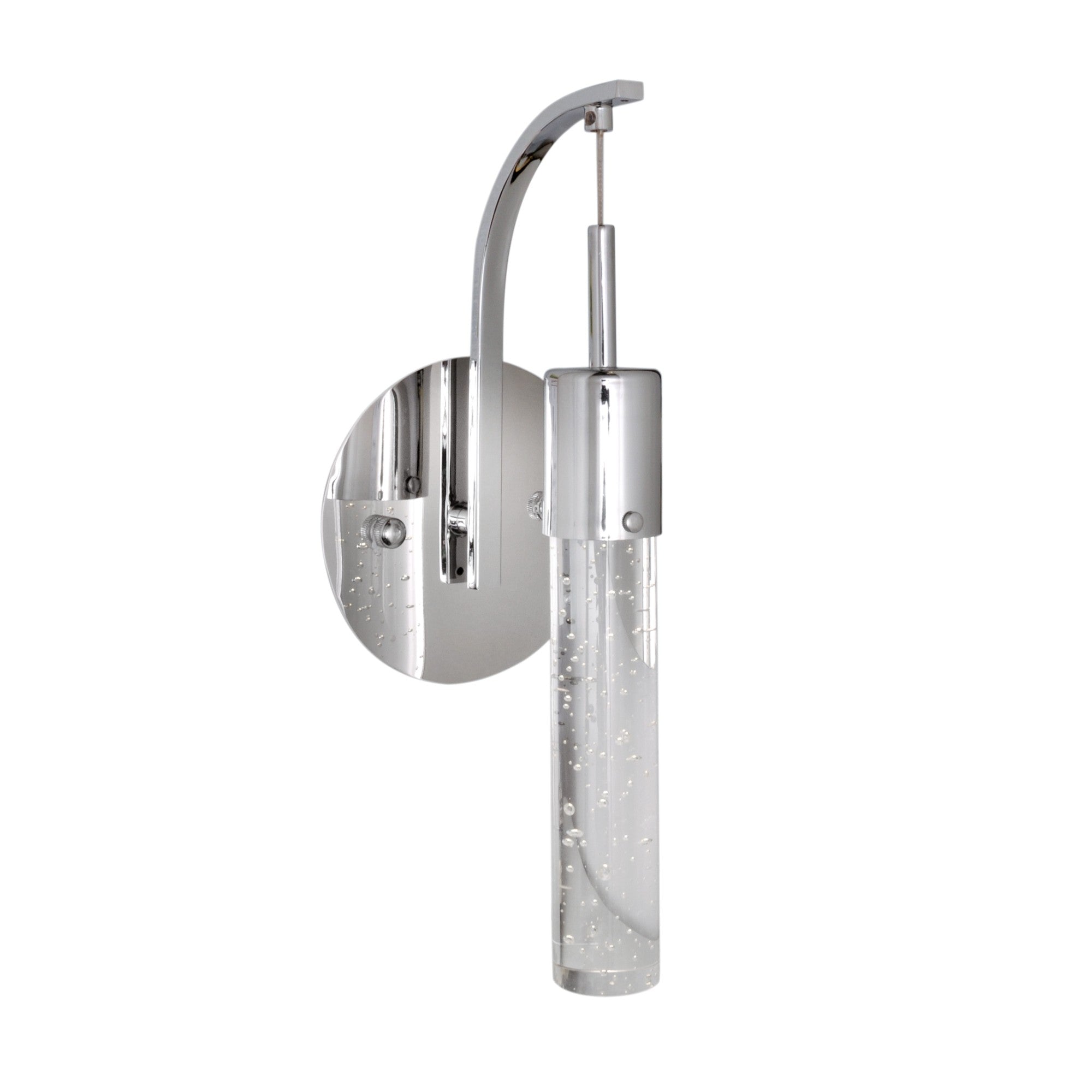 Fizz IV 14" LED Wall Sconce, Polished Chrome Finish - Bees Lighting