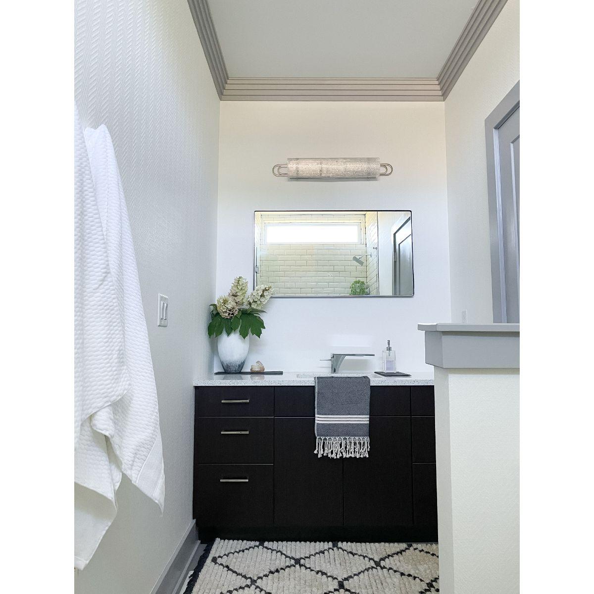 Buckley 31 in. 4 Lights Bath Bar Polished Nickel finish - Bees Lighting