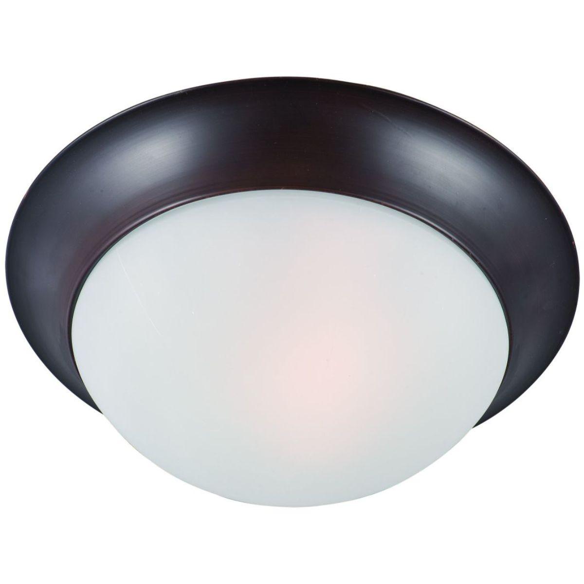 Essentials-585x 12 in. Flush Mount Light Frosted Glass