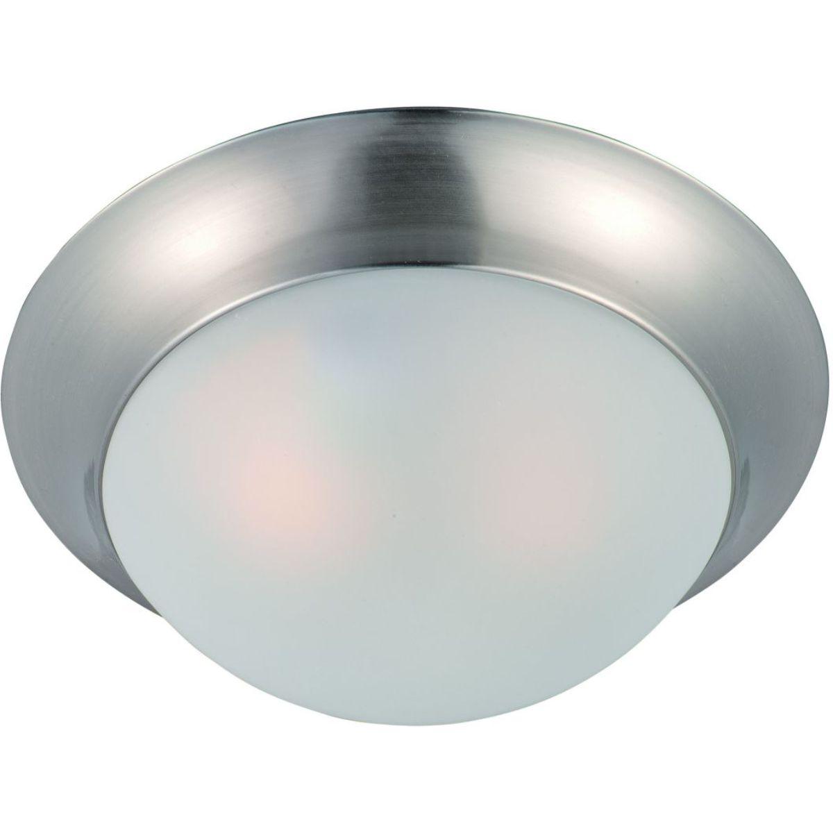 Essentials-585x 12 in. Flush Mount Light Frosted Glass