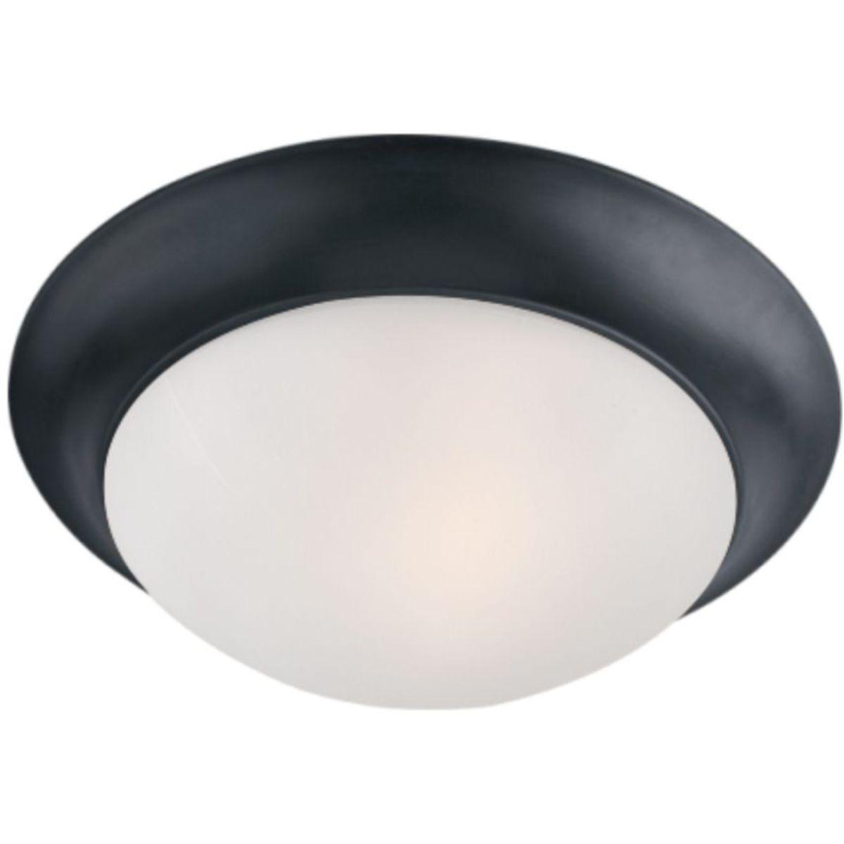 Essentials-585x 14 in. 2 Lights Flush Mount Light Frosted Glass