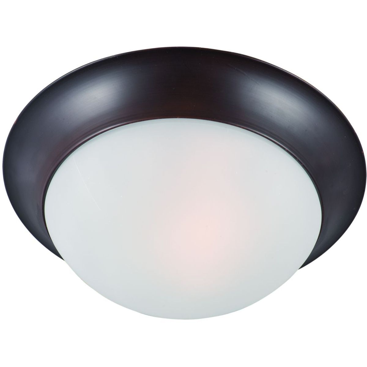 Essentials-585x 14 in. 2 Lights Flush Mount Light Frosted Glass
