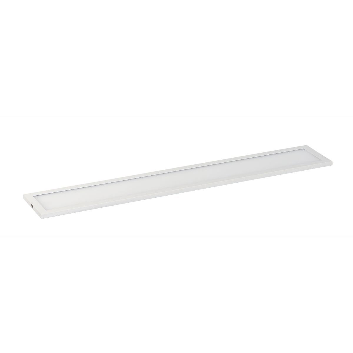 Wafer 24 in. LED Rectangular Disk Light 1600 Lumens 4000K White finish - Bees Lighting
