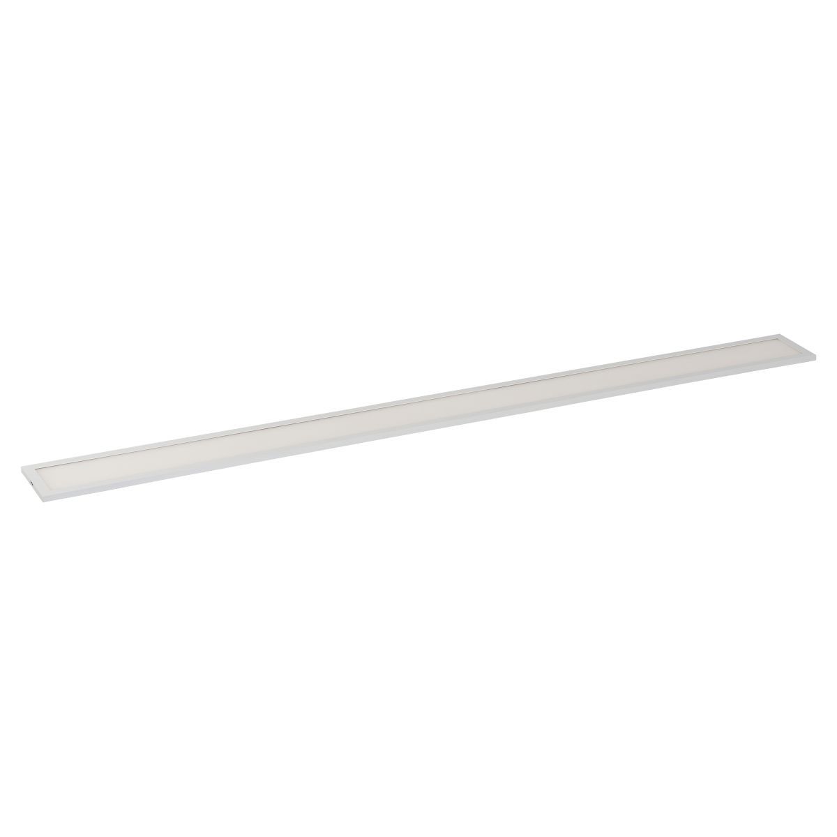 Wafer 48 in. LED Rectangular Disk Light 3100 Lumens 4000K White finish - Bees Lighting