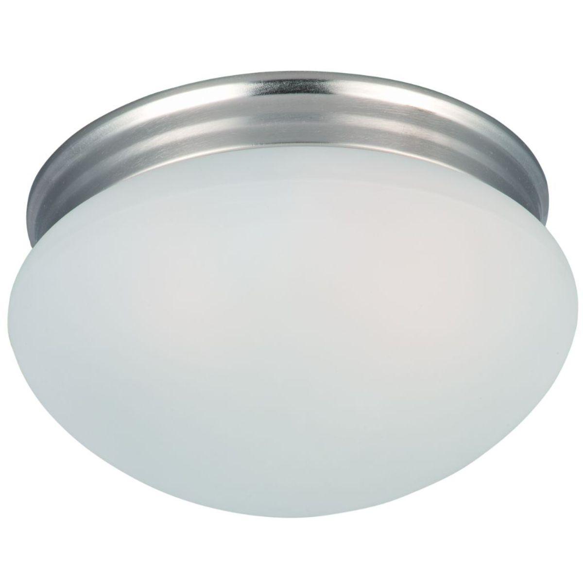 Essentials-588x 9 in. 2 Lights Ceiling Puff Light Frosted Glass