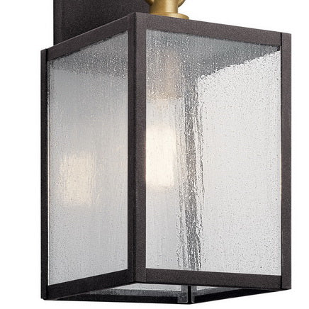Lahden 12 in. Outdoor Wall Light Weathered Zinc Finish - Bees Lighting