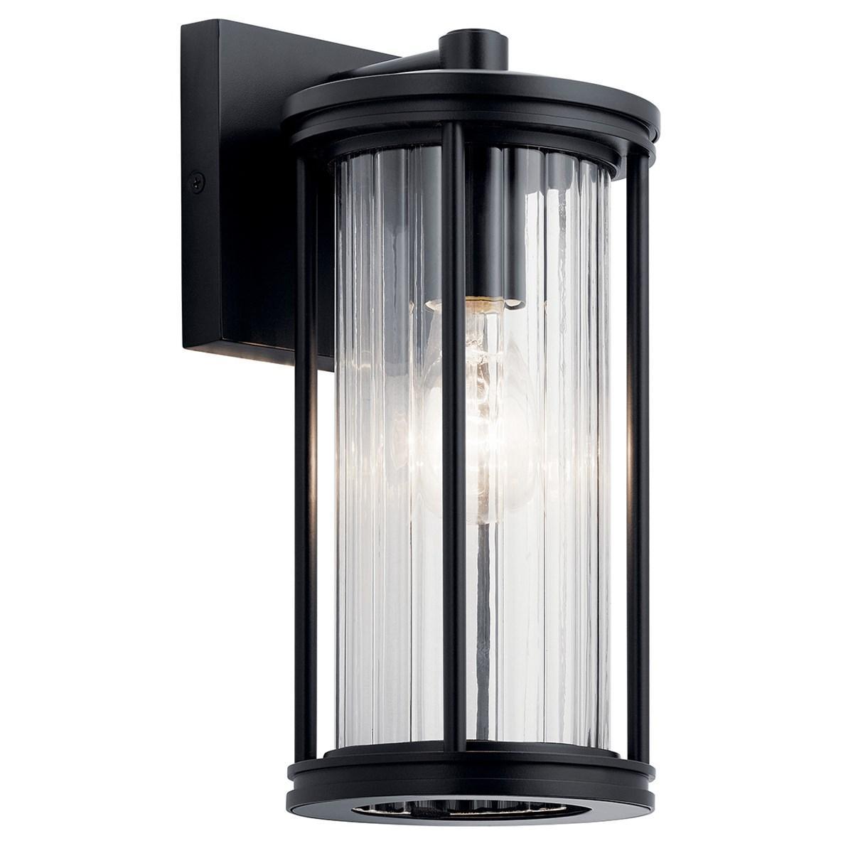 Barras 12 in. Outdoor Wall Sconce Black Finish