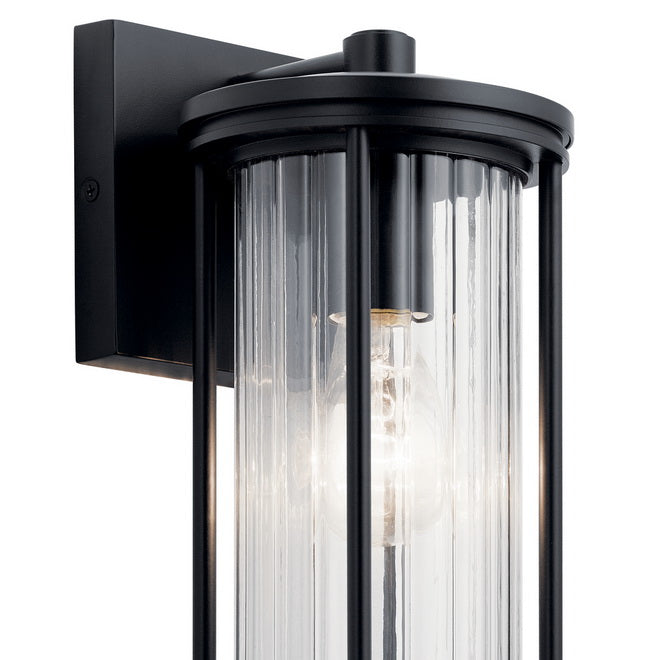 Barras 12 in. Outdoor Wall Sconce Black Finish