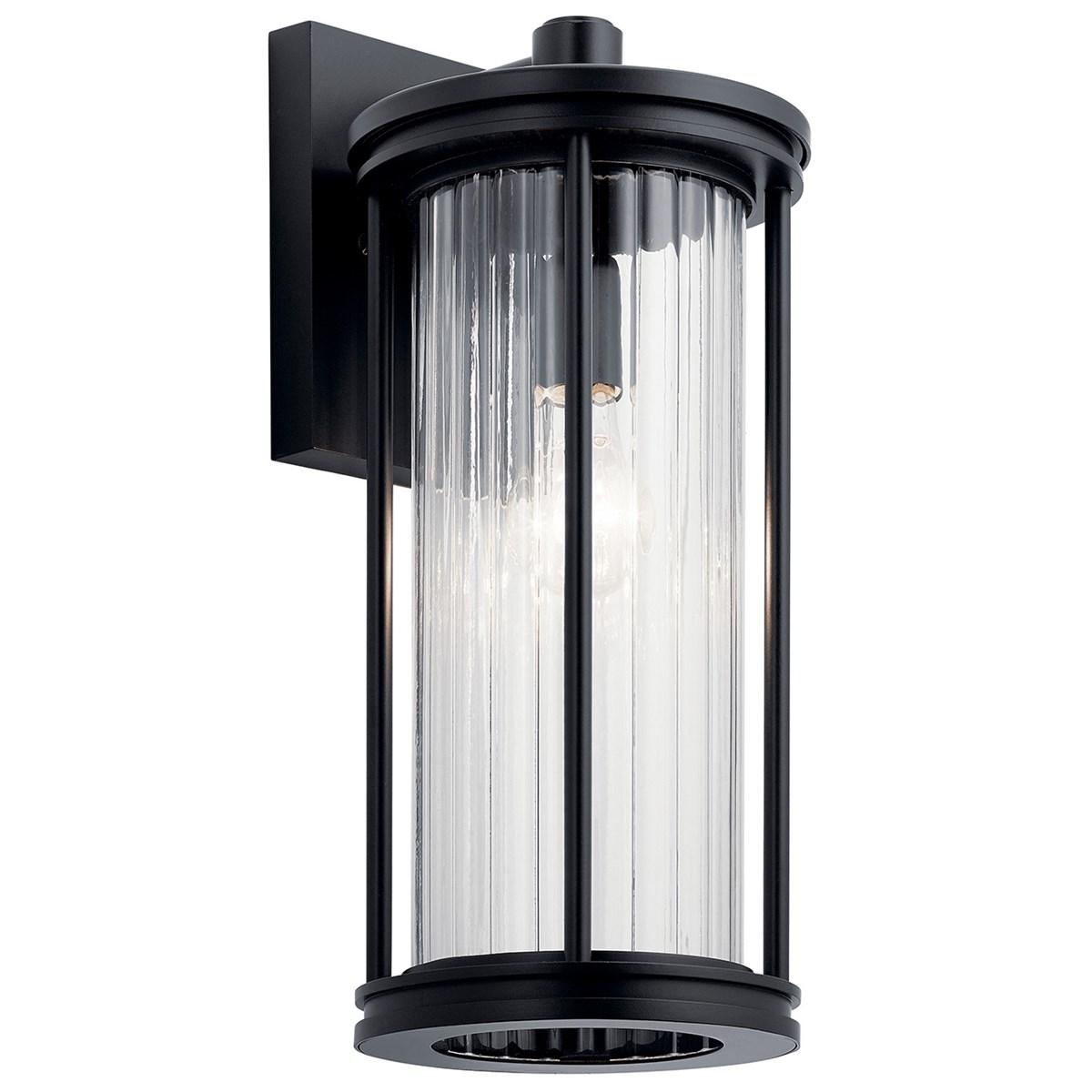Barras 16 in. Outdoor Wall Sconces Black Finish