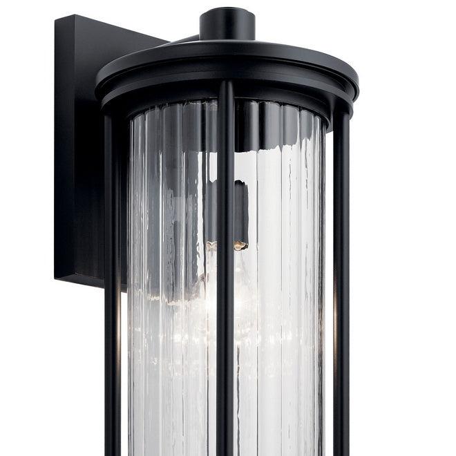 Barras 20 in. Outdoor Wall Sconces Black Finish