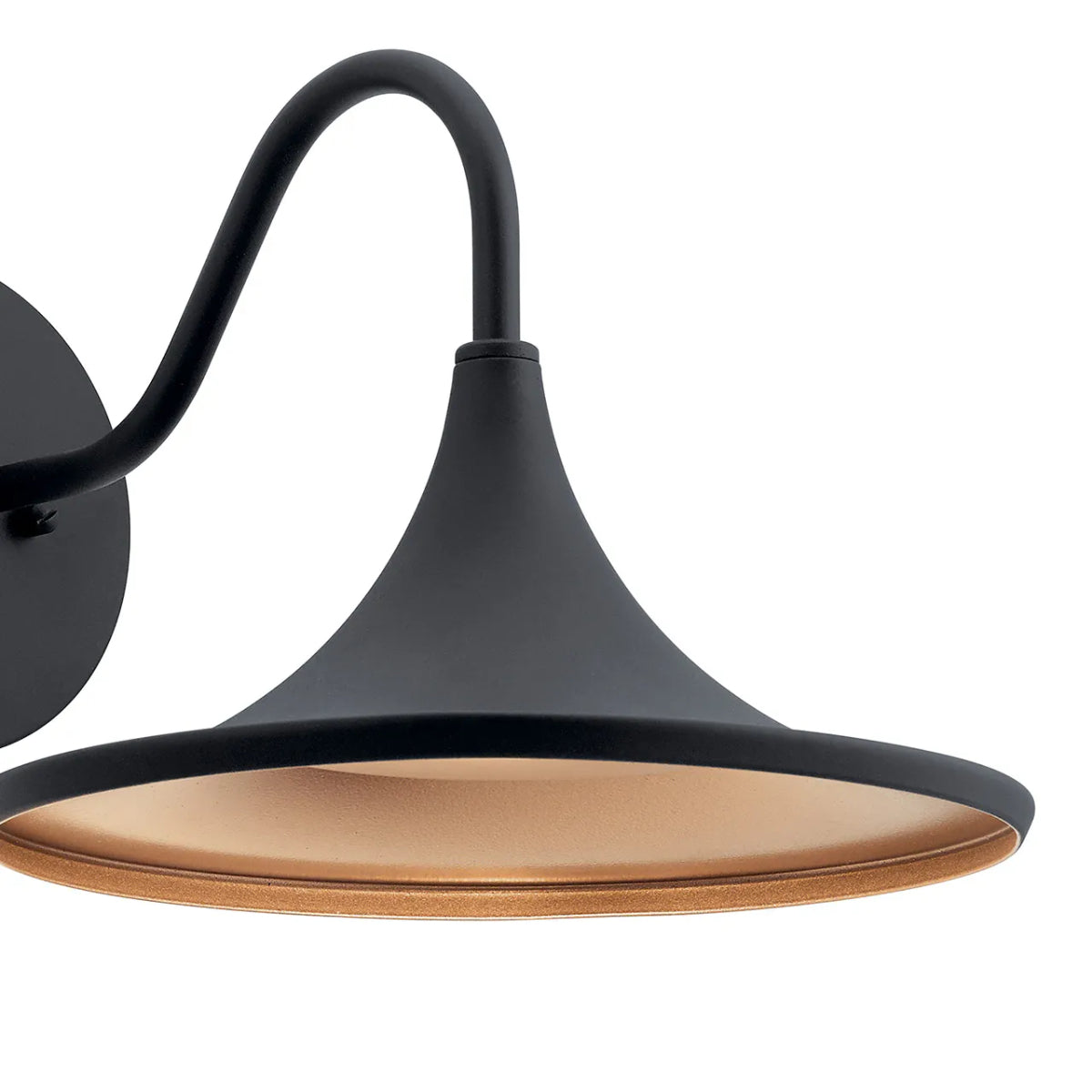 Elias 11" LED Outdoor Wall Light, Black Finish - Bees Lighting