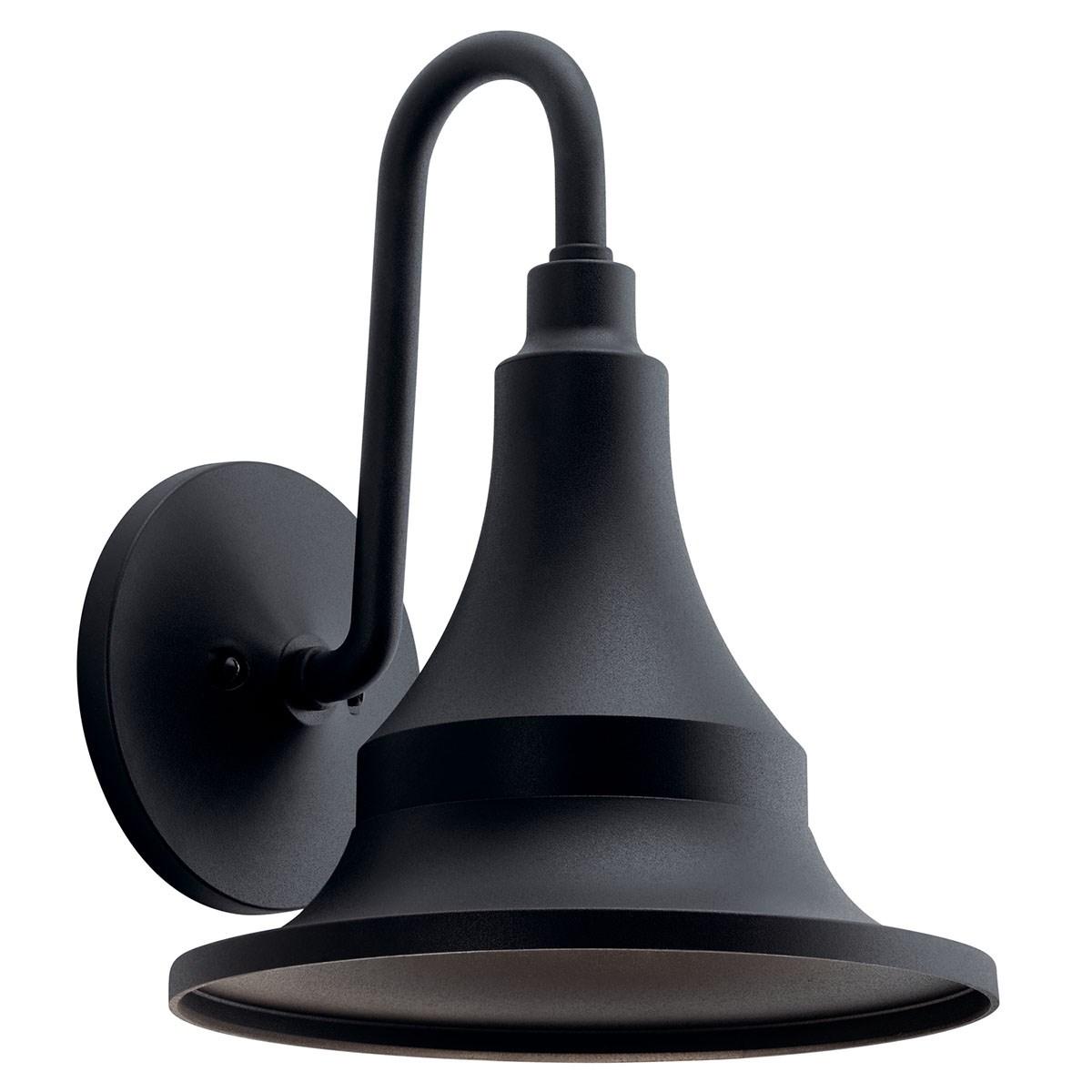 Hampshire 15 in. Outdoor Wall Sconce Black Finish