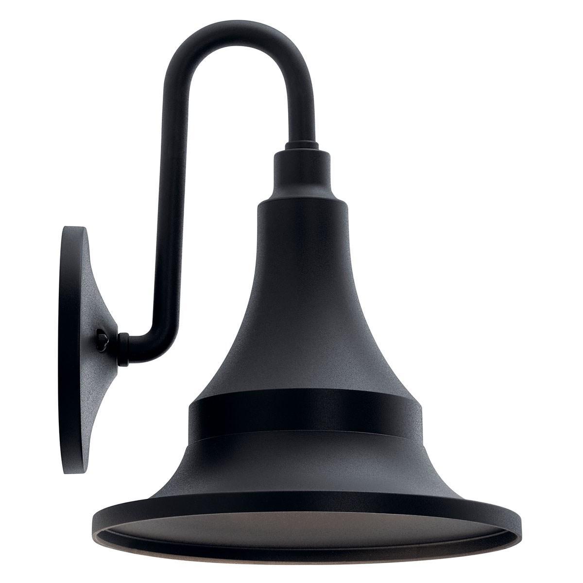 Hampshire 12 in. Outdoor Wall Sconce Black Finish - Bees Lighting