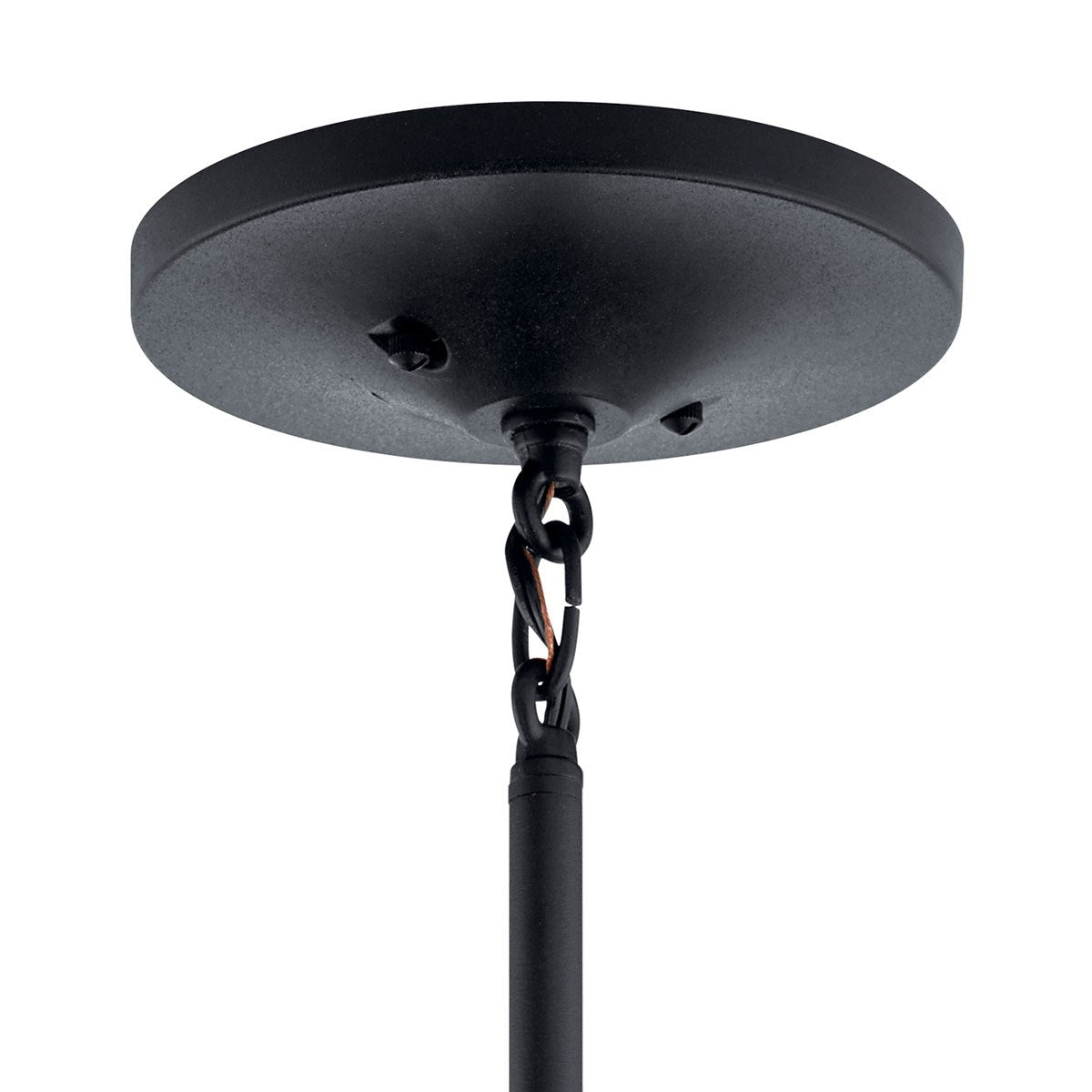 Hampshire 12 in. Bell Outdoor Pendant Light Black Finish - Bees Lighting