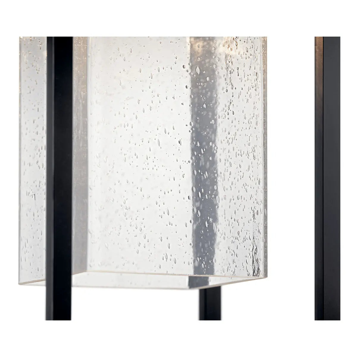 Mercer Rectangular Outdoor Pendant Light Black Finish - Bees Lighting