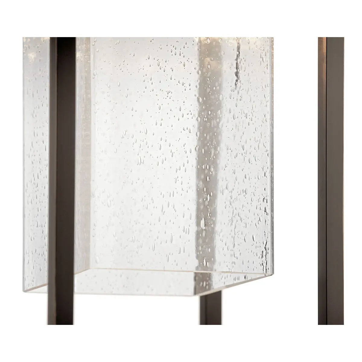 Mercer Rectangular Outdoor Pendant Light Bronze Finish - Bees Lighting