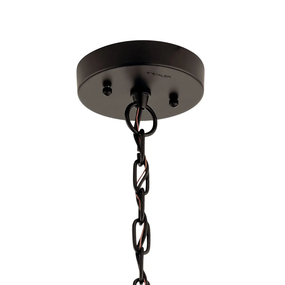 Mercer Rectangular Outdoor Pendant Light Bronze Finish - Bees Lighting