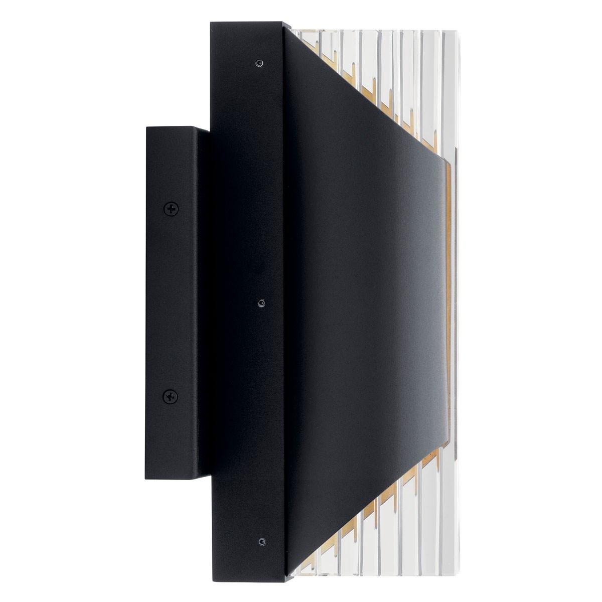 Astalis 12 in. LED Outdoor Wall Sconce 3000K Textured Black Finish
