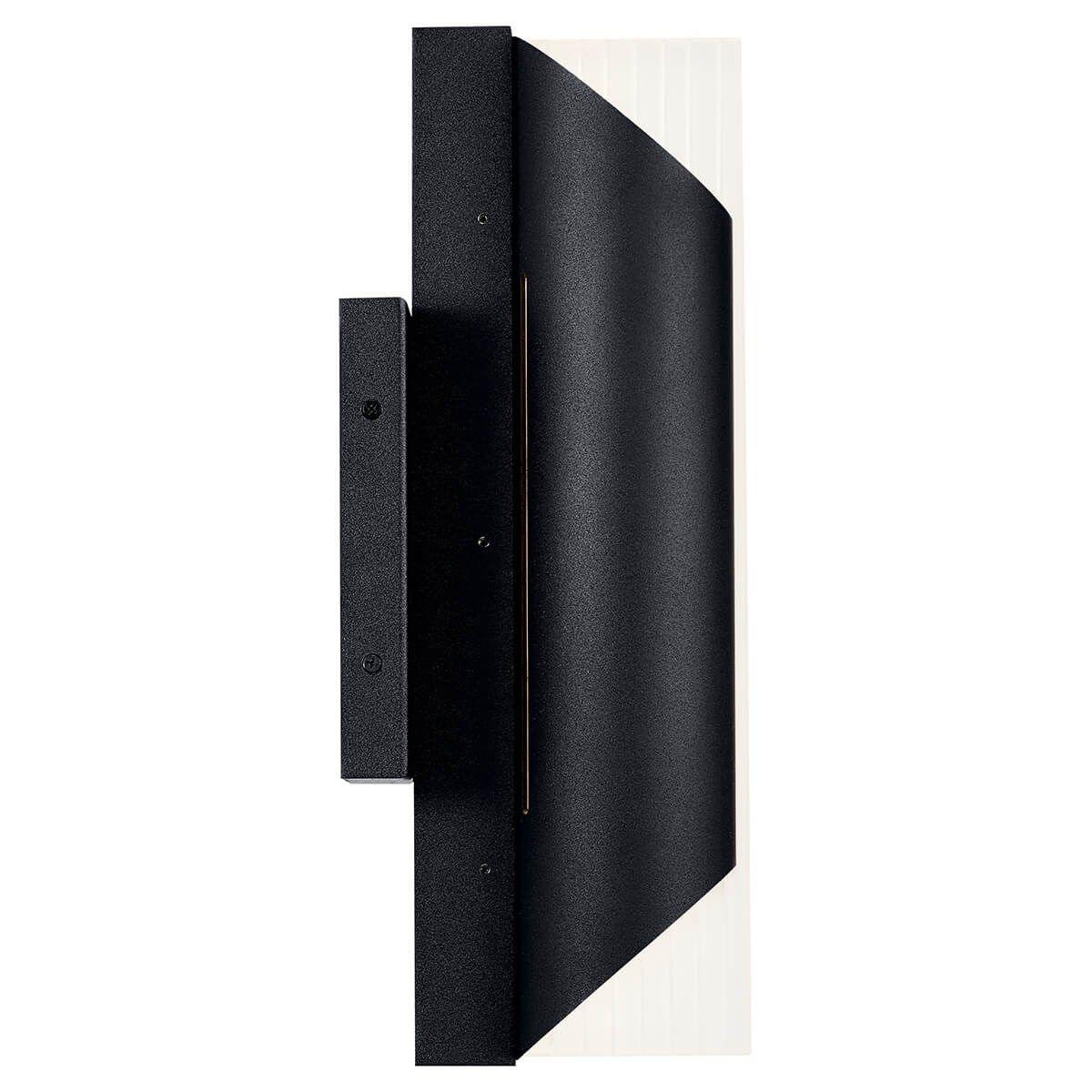 Astalis 17 in. LED Outdoor Wall Sconce 3000K Textured Black Finish - Bees Lighting