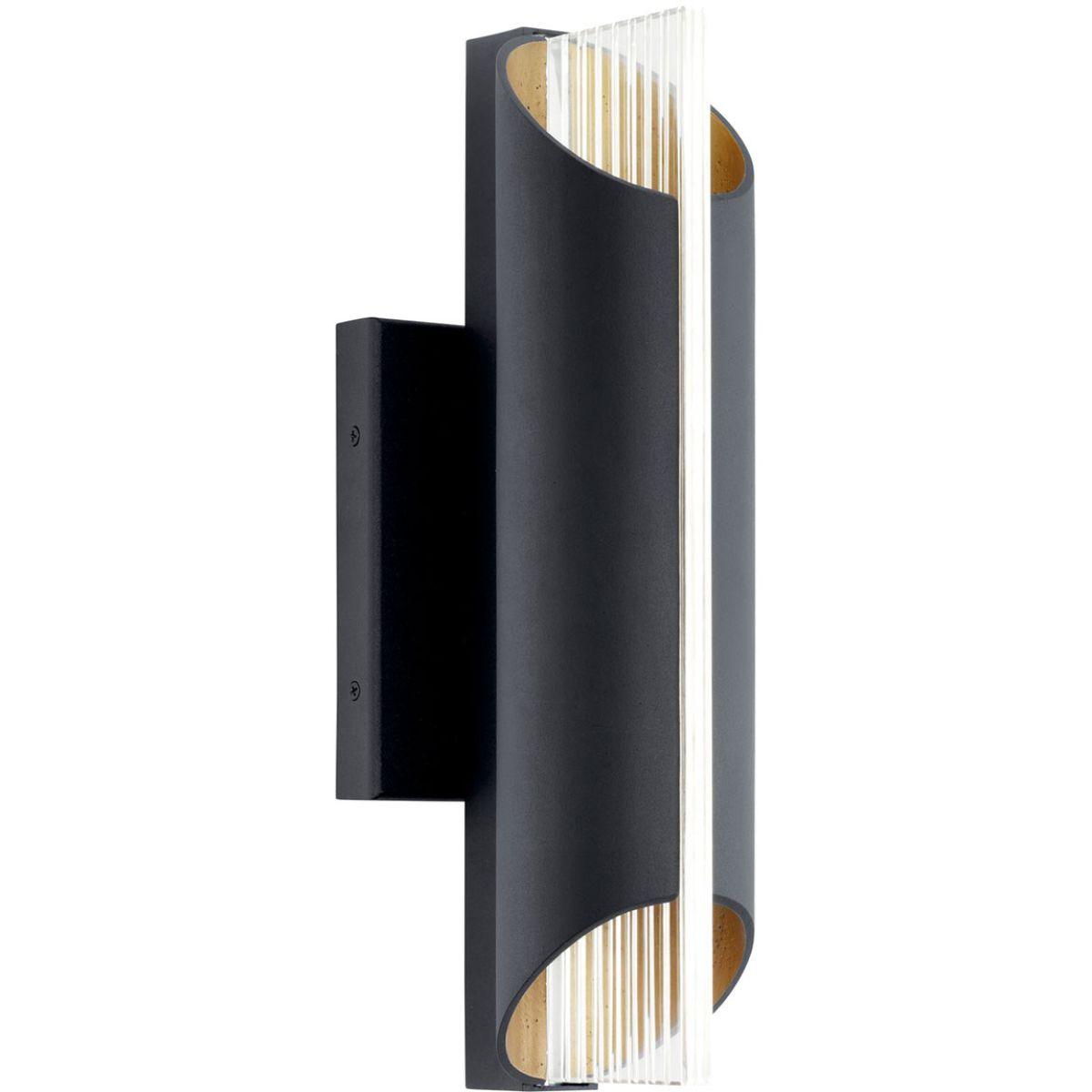 Astalis 17 in. LED Outdoor Wall Sconce 3000K Textured Black Finish