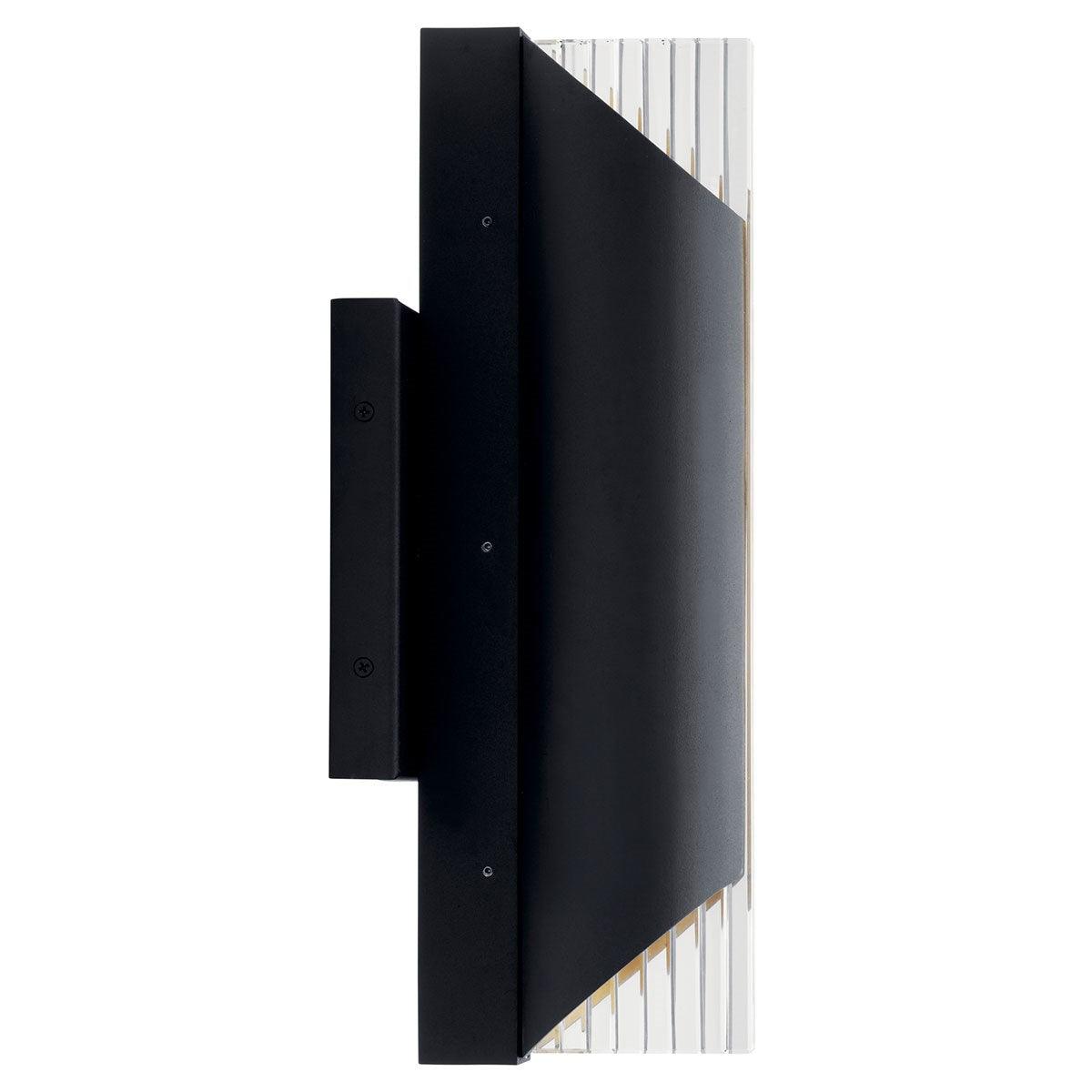 Astalis 17 in. LED Outdoor Wall Sconce 3000K Textured Black Finish - Bees Lighting